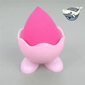 아기 핑크 실리콘 퍼프받침대 메이크업 도구-WFGVKYT