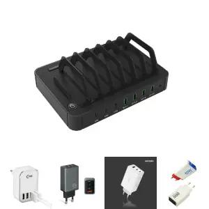 USB 7포트 거치형 충전기 스마트폰 테블릿 동시충전/핸드폰충전기/휴대폰충전기/멀티충전기/USB충전기