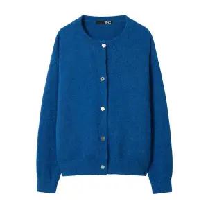 [BNX]데일리 라운드 버튼 포인트 니트 가디건 (BX3CD001L0)