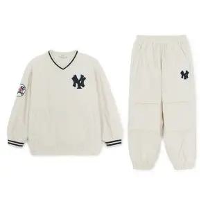 갤러리아 [MLB키즈] 쿠퍼스 로고 우븐 맨투맨 세트(7AS2B1156)CRS