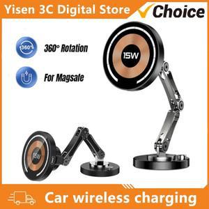 차량용 마그네틱 무선 충전기 대시보드 핸드폰 거치대 Magsafe 아이폰 16 15 14 13 12 Pro Max 고속 충전용