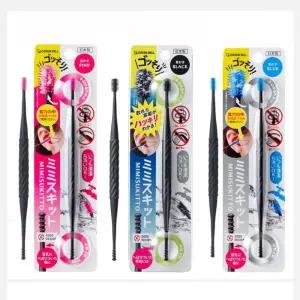 귀청소 용품 양면 귀이개 나선 고무 부드러운 브러쉬/귀지/청소기/제거/도구/귀밥/제거기/이어/클리너/위생