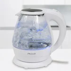 내열 유리 티팟 1.5L 무선 주전자 전기 포트 티포트/키친/커피포트/물끓이기/간편한/강화유리/과열방지