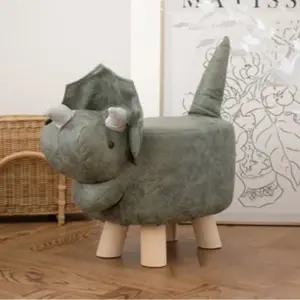 밴프 유아 의자 애니멀 스툴 공룡 트리케라톱스 그린