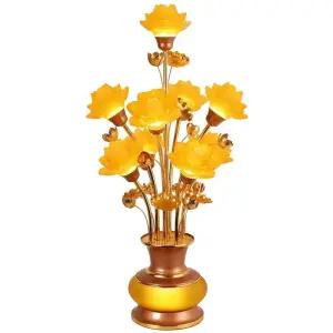 대형 연꽃 램프 신당 무드등 절 역술원 등신불 불교