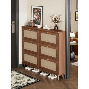 높은단 3문 50 길이X17X118CM 초슬림 정리 선반 신발장 복도 수납장 좁은현관