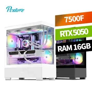 피씨스토어 AMD 베스트 배틀그라운드 게이밍PC 라이젠5 7500F RTX5050 (16GB, M.2 500GB)
