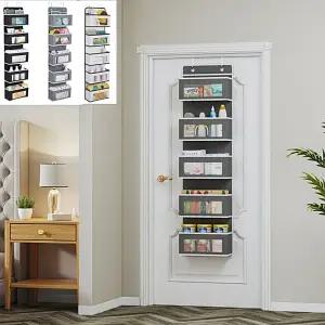 바구니 5단 수납포켓 문걸이 옷장정리 소품 벽수납