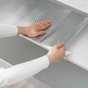 주방 알루미늄 시트지 현관 타일 싱크대 2p/벽지/방수/알루미늄/기름/튐방지/오염/방지/찌든때/기름때