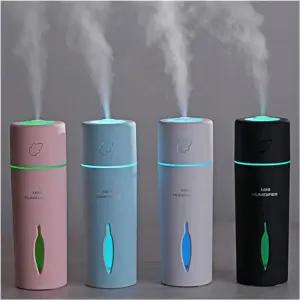 (화이트) J001 가습기 탁상용 사무실용 LED무드등 USB가습기/가정용가습기/휴대용미니가습기/국산가습기/탁