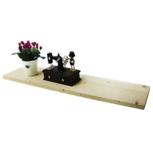 원목 벽걸이 선반 18T 180x800 1P 나무 우드 벽선반 벽에붙이는선반 원목벽선반 나무선반