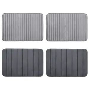 자주 도톰 폭신 욕실 매트 현관 주방 발매트 2개입X2