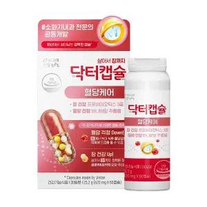 빙그레 닥터캡슐 혈당케어 프로바이오틱스 마이크로캡슐 유산균 1박스 (1개월분))