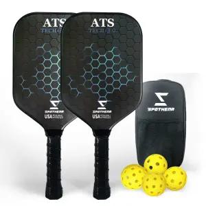 스포테나 피클볼 ATS TECH-3.0 USAPA 미국피클볼협회 인증 화이버글라스 패들 테니스형 뉴스포츠
