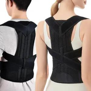 바른자세 교정 밴드 거북목 굽은등 척추 교정기