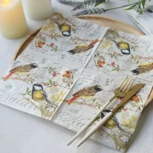 페어립 유니크 냅킨 1P 테이블 식탁 식기 매트 패드 냅킨아트 독일냅킨 냅킨그림 티매트