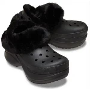 [크록스](김해점)베이 라인드 클로그 211753-001