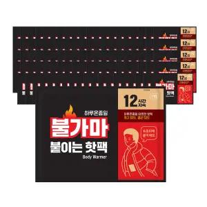 하루온종일 불가마 붙이는 파스형 핫팩 100개
