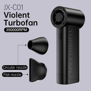 350000RPM 공기 송풍기 휴대용 미니 터보 제트 팬 전기  대형 바람 헤어 드라이어 고속 충전식