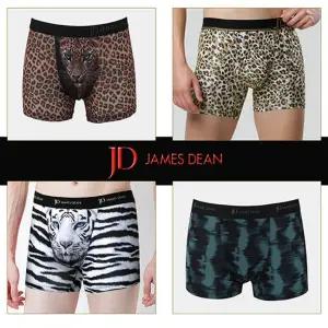 명품속옷 제임스딘 스타일리쉬 프리미엄 50D 폴리스판 아웃밴드 드로즈 4종세트 1092