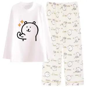 순면 잠옷 긴바지 제품 귀여운 반소매 담곰이 긴소매 파자마 농담곰