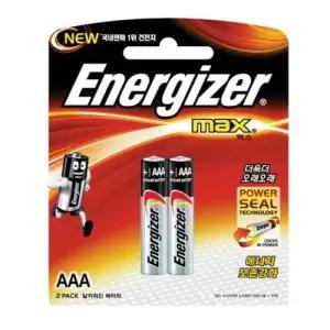 에너자이저 맥스 건전지 AAA2 LR03 알카라인) 800440 알카라인 AAA) 에너자이저코리아