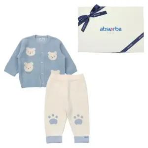 [갤러리아] (압소바출산,백일,돌,귀여운아기상하복,압소바상하복)세드릭니트가디건상하(A27-21206)