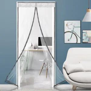 방문 소형 90X210 투명 자석 방풍 비닐 커튼 바람막이 출입문 방한 아파트현관문