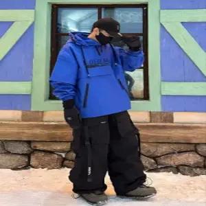 남성 스키복 방수 세트 보드복 바지 방한 상하세트 스노우보드 우주복