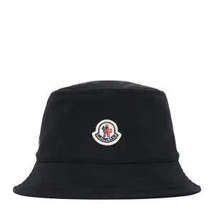 25FW 블랙 로고 패치 버킷햇 3B00034 57843 999