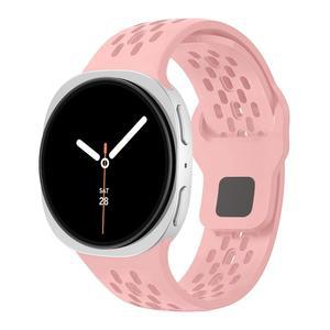 삼성 갤럭시 워치 8 밴드 44mm 40mm, 갤럭시 워치 8 클래식 46mm 손목밴드 남성용 통기성 소프트 스포츠 교체 스트랩과 호환되는 실리콘 밴드