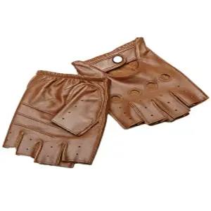 운전용장갑 자동차 오토바이 드라이빙 가죽 반장갑 사슴무늬 장갑