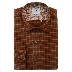 [대구백화점] [예작]울혼방 기모 체크 캐주얼 슬림 긴소매(YJ4WUA752)