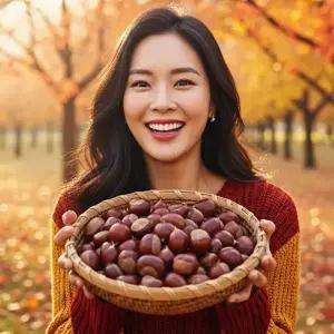 본필 햇밤 약단밤 꿀보다 달콤한 제철 간식 영양 가득한 군밤1kg 2kg 3kg 5kg, 2개, 1kg