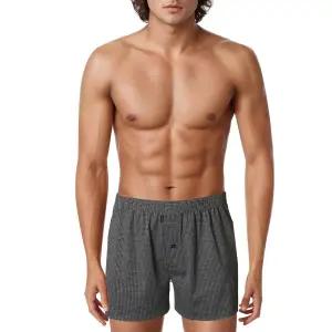 [롯데백화점]엘르이너웨어 프리즈마 인팅 체크 트렁크 EDMTK731GY