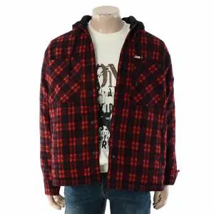 [대구백화점] [지프]공용 후드 탈부착 패딩 체크셔츠(JQ4SHU301)