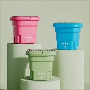 접이식 미니 세탁기 속옷 양말 수건 초소형 휴대용