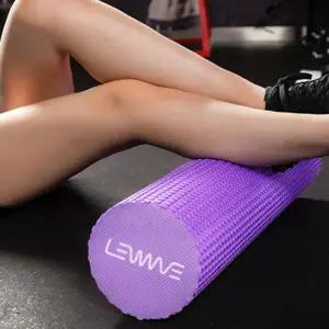 다양한 근육 스트레칭 운동 육각돌기 EVA 30cm 폼롤러 필라테스도구