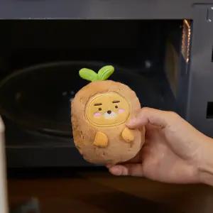 카카오프렌즈 감자 핫팩 인형 라이언 손난로 등산 전자레인지사용