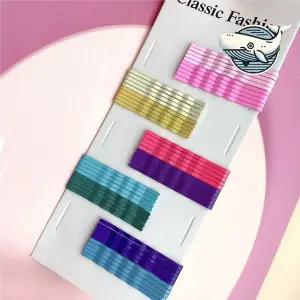 [콩심팥심]여자 앞머리 고정 헤어핀 컬러풀 파스텔 집게