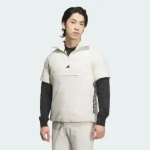 아디다스 패딩 반팔 아노락 IM7222