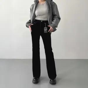 나나 겨울 스판 여행 벨벳 데님 부츠컷 간절기 팬츠 청바지 데이트룩 데일리 가을 40대