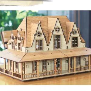 페어리 테일 빌라/만들기/키트/DIY/세트/미니어처/나무/모형/조립/건축/주택/목재/공예/공작/놀이