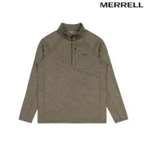 [롯데백화점]머렐 [남성] 하이크 그리드 플리스 하프 집업 티셔츠 2 컬러 M24F2-MTS003