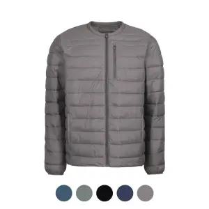남성 베이직 라운드넥 경량 패딩 점퍼 DD-JUW-J150