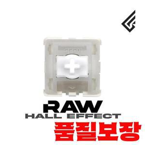 Geonworks Raw He 마그네틱 스위치 하단 터치 맞춤형 RGB 라이트 가이드 선형 홀 우팅 60he 40g