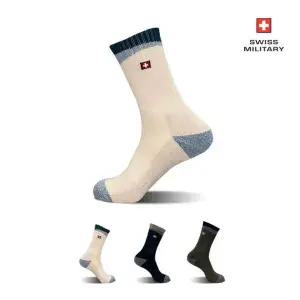 [스위스밀리터리] 남성용 등산 양말 장목 6켤레 SM-N01