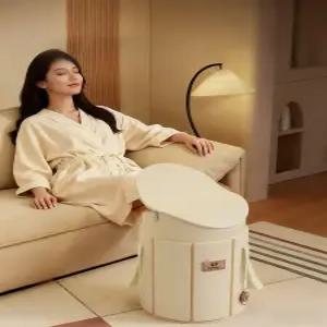 접이식 족욕기 통 가정용 발 보온 깊은