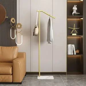 기울어진 계단식 행거 코너 럭셔리 틈새 코트랙 스탠드 옷걸이 가방 원목 화분선반 액세서리