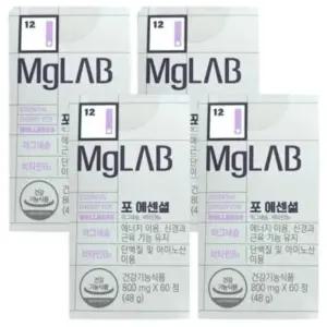 [단비] 동화약품 마그랩 포 에센셜 마그네슘 60정 x 4박스